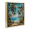 Stupell Industries Between Palms Beach Pathway Floating Frame By LSR Creative Studio